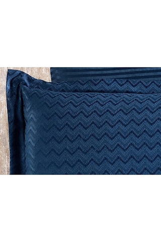 Odesa Bambu Jakar Kumaş Indigo Ikili Oksford 60x80cm Yastık Kılıfı -1329 Çok Renkli