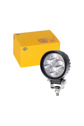 Hella Led-çalışma Farı R600-12/24v - Yuvarlak - 500lm - Vidalanmış/montaj - Hareketli Montaj Barı - Yakın Alan A