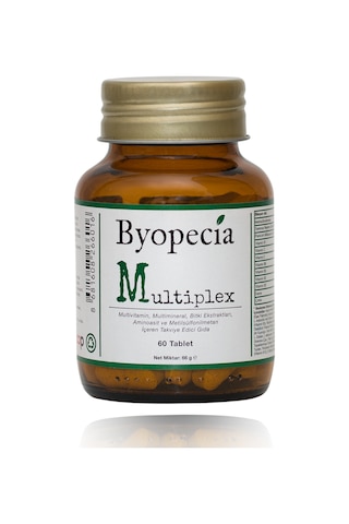 Byopecia Multiplex Saç Dökülmesi - Tırnaklar -  60 Tablet