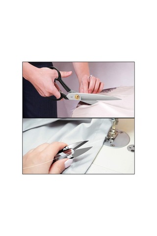 Lexroo Çelik Profesyonel Kumaş Kesim Makası Set 8 No 20cm