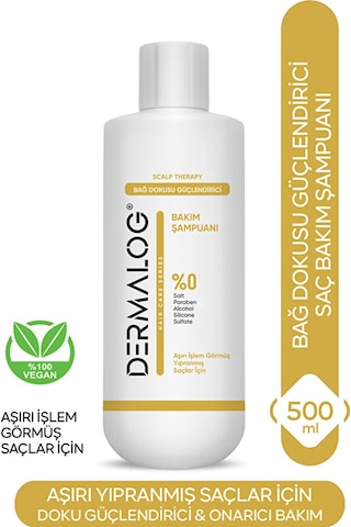 Dermalog Bağ Dokusu Onarıcı Bakım Şampuanı 500 ML