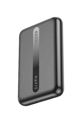 Havit Pb5246 10.000 Mah Manyetik Kablosuz Powerbank 15w Kablosuz 20w Pd Siyah