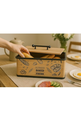 Ahşap Ekmek Dolabı