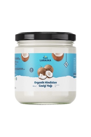 Organik Hindistan Cevizi Yağı 150ml Soğuk Sıkım - Organic Coconut Oil 150 ML