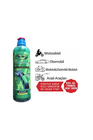 Wiwi Lastik Tamir Sıvısı Patlak Önleyici 380 Ml 1 Adet