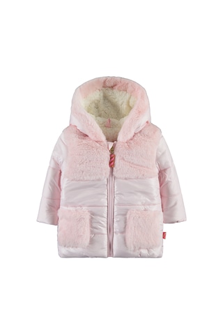 Civil Baby Kız Bebek Kapüşonlu Mont 6-18 Ay Pudra 21a691010k01-2 Pudra