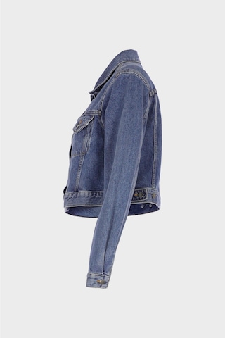 Kadın Açık Mavi Slim Fit Jean Ceket C 4538-241 Açık Mavi