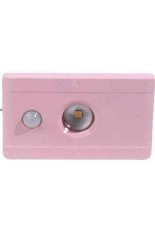 Fortunelane Pembe Akıllı Led Gece Lambası, 1w Vücut Algılama, Yükseltilmiş Lens, Islak Işık, Şarj Edilebilir, Yatak Odası/dolap I Pembe