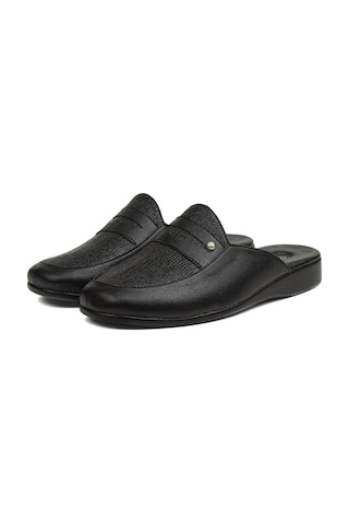 Pierre Cardin Pıercardın Pc-0288 Sıyah Kroko Erkek Terlik Siyah
