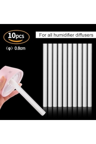 Trendooze Yedek Usb Taşınabilir Pamuk Paket Nemlendirici Mini Hava Filtre Çubukları Çubuklar Bardak 10 İc