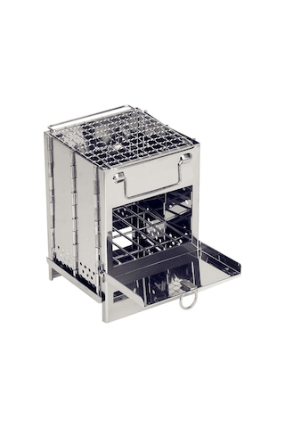 Açık Barbekü Izgara Kamp Piknik Katlanır Izgara Izgara Gümüş