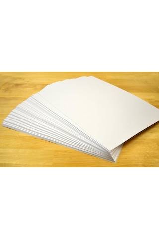 Etiket, A4 Yapışkanlı Etiket Kağıdı, 21x29.7 Cm, 160 Gr, 10 Yaprak, 1.hamur Etiket, Sticker, Beyaz Diğer