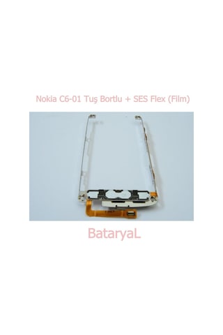 Nokia C6 01 Kalite Tuş Bordlu Ses Açma Film Lcd Filmi T