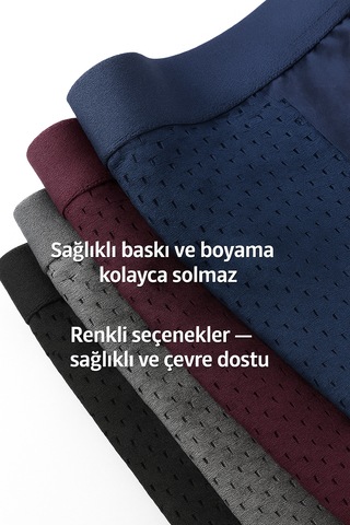 Ece's Desing Buz İpek Erkek Boxer 4 Parça 1001 Gri-bordo-lacivert-siyah