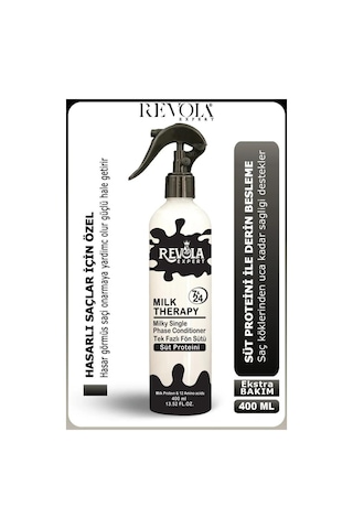 Revola Expert Luxeri Tek Fazlı Süt Proteini Fön Suyu 400 Ml Milk Therapy