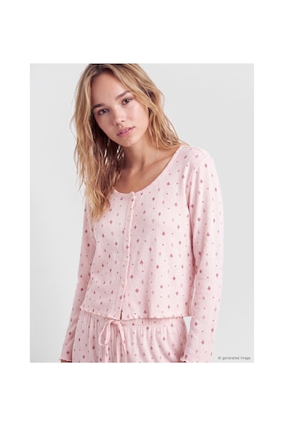 Lcw Dream Pembe U Yaka Desenli Kadın Pijama Takım