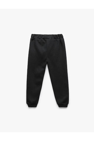 Koton Beli Lastikli Cepli Basic Jogger Siyah Erkek Çocuk Eşofman Altı 6wmb40036tk Siyah