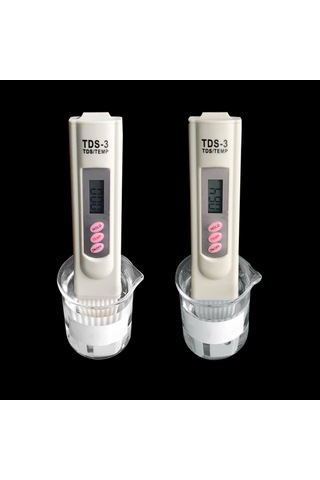 Konesam Su Kalitesi Testeri - Tds Kalem Cihazı, Doğru Ölçüm 1-9990ppm , Otomatik Kapatma, Su Arıtma Ve Laboratuvar Kullanıma Uygun Beyaz