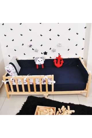 Markaawm Markaawm Montessori Yatak Çocuk Karyola Doğal Çam Karyola Nil Akçaağaç