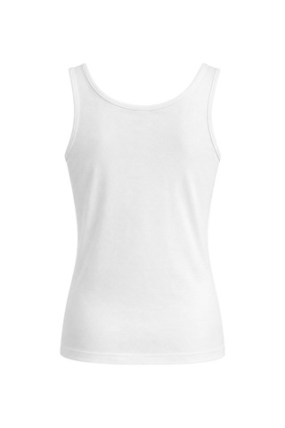 Vadon 1008 Kadın Pamuklu U Yaka Askılı Yumuşak Dokulu Basic Kolsuz Atlet Body Beyaz