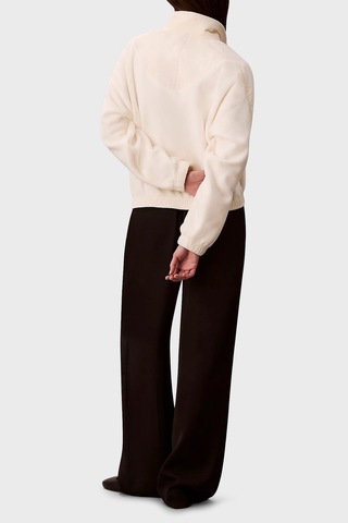 Calvin Klein Bayan Sweat Lv047d231g Yas Beyaz Beyaz