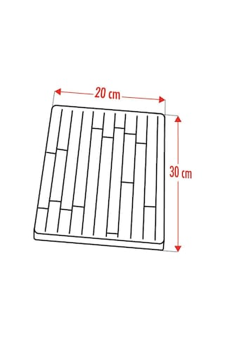 Bambu Kesme Tahtası Sunum Tahtası 20x30 Kahverengi
