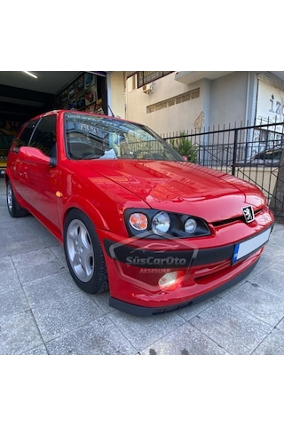 Peugeot 106 1991-2004 Uyumlu Üniversal Laguna Lip Esnek Ön Lip 2 Parça Tampon Altı Dil Karlık Ön Ek 00 Şüscaroto Aksesuar
