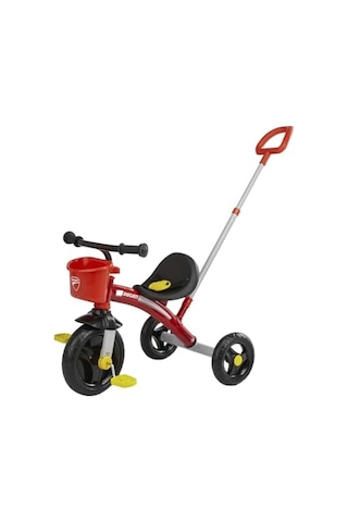 Chicco Itme Kollu Çocuk Üç Tekerlekli Bisikleti Ducati U-go Trike Açık Gri