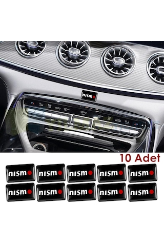 Nissan Nismo Torpido Direksiyon Jant Logo Damla Sticker Arma 10 Adet