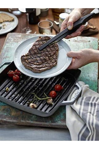 Staub Silikon Siyah Maşa 31 CM