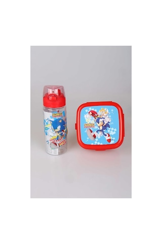 Sonic Beslenme Kabı Ve 500 Ml Su Matarası Çok Renkli