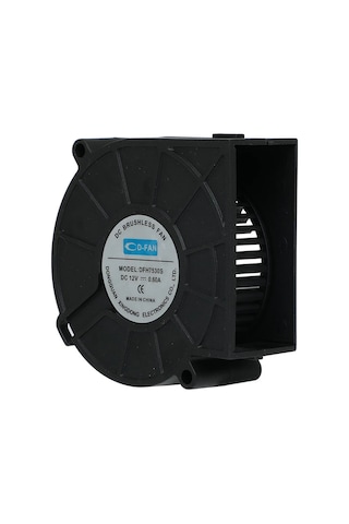 7530 12v Dc Salyangoz Fan Dfh7530 3d Yazıcı Soğutma Fanı Santirfüj Havalandırma Klima Türbin Kuluçka