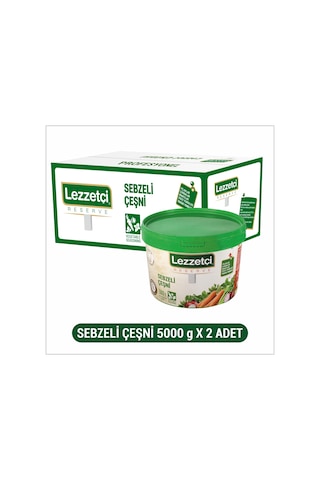 Lezzetçi Sebzeli Çeşni 2 x 5 KG Lezzetçi Sebzeli Çeşni 2 x 5 KG