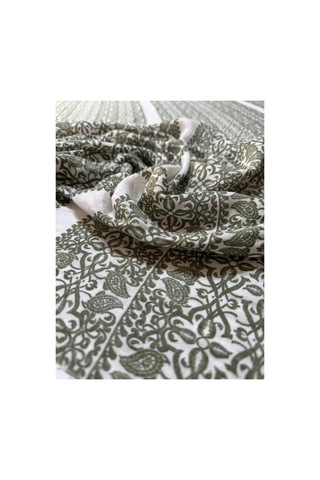 En 150 Cm Pamuklu Organik Dökümlü Keten Kumaş Elbise,kimono, Çocuk Giyim -502 Haki