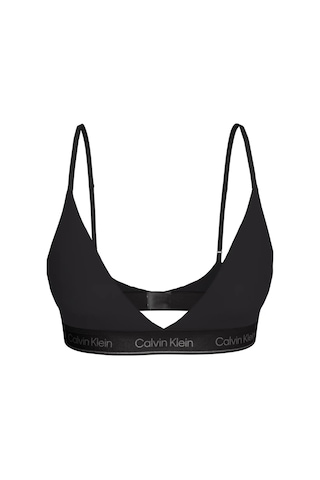 Calvin Klein Lıghtly Lıned Trıang Siyah Hafif Astarlı Üçgen Bralet-16276