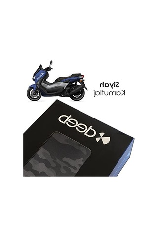 Siyah Kamuflaj Sele Kılıfı, Pcx Nmax İçin Uygun Açık Gri