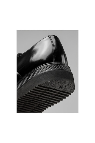Crc Ayakkabı Büyük Beden Siyah Hakiki Deri Özel Seri Açma Kolay Giyim Günlük Erkek Sneaker Siyahh
