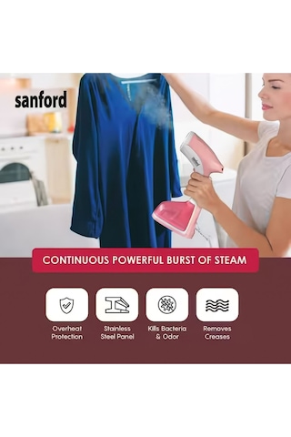 Sanford Taşınabilir Buharlı Dikey Ütü Portatif Kırışıklık 220 Ml. 1640 Watt Sf2904gs