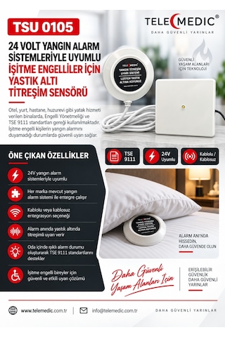 İŞİTME ENGELLİ YATAK ALARM