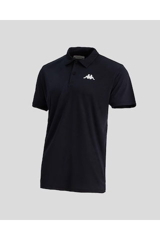 Kappa Kombat Poly Polo Erkek Siyah Regular Fit Polo Yaka Tişört 3