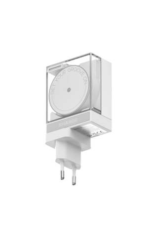 Sharge Retractable 65 Gan Şarj Cihazı - Beyaz