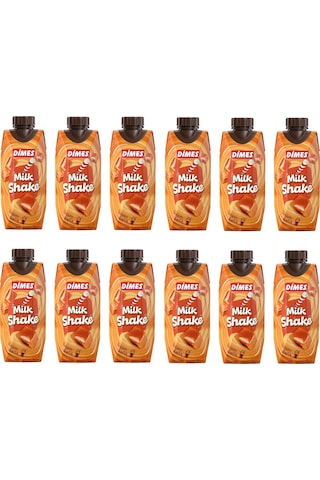 Dimes Milkshake Karamel Aromalı 310 Ml X 12 Adet
