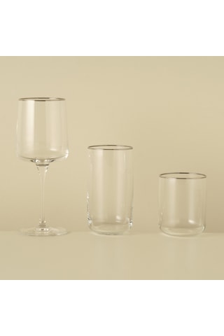 Bella Maison Premium Bardak-kadeh Seti 36'lı Silver Gümüş