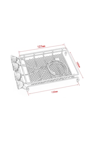Gajeena Led Işıklı Metal Çamurluk Taşıyıcı - 1/10 1/12 1/14 Scx10 Cc01 Mn D90 D91 D99 Jeep Uyumlu
