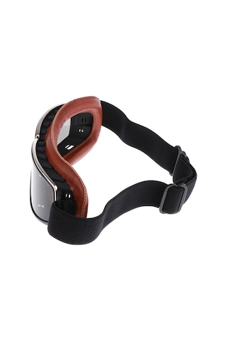 Rüzgar Yağmur Korumalı Motosiklet Güneş Gözlüğü Kask Altı Retro