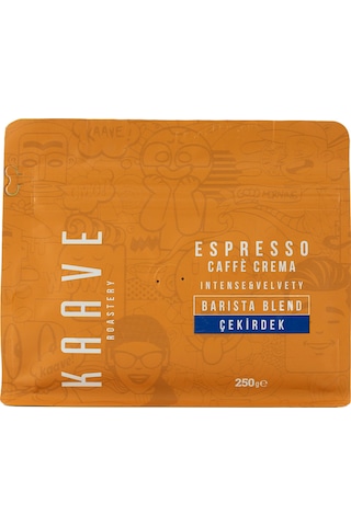 Kaave Roastery Caffe Crema Espresso Çekirdek Kahve 250 G