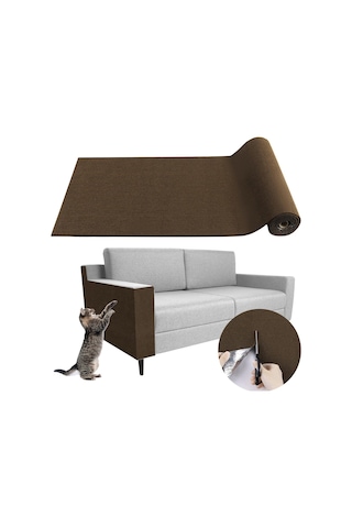 Moveevo Kesilebilir Tırmanmalı Kendinden Yapışkanlı Kedi Tırmalama Matı - Mobilya & Ağaç Raflar Koruyucu