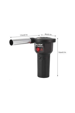 Barbekü Fan Air Blower, Barbekü Elektrikli Hava Blower, Barbekü Hava Üfleyici, Grill Becue Cam Piknik Yürüyüşü İçin Izgara Başlangıç