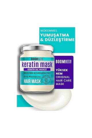 Boom Butter Güçlendirici Onarıcı Keratin Saç Maskesi 190 ML