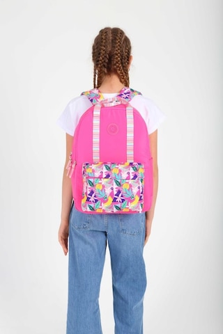 Kaukko Double Stripe Sırt Çantası Pink K1762 Pembe Kaukko Double Stripe Sırt Çantası Pink K1762 Pembe